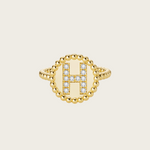 18k Gold Vermeil, H