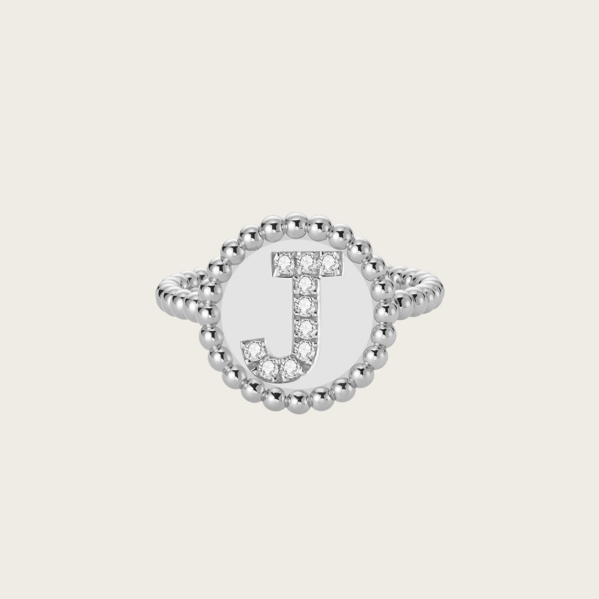 Sterling Silver, J