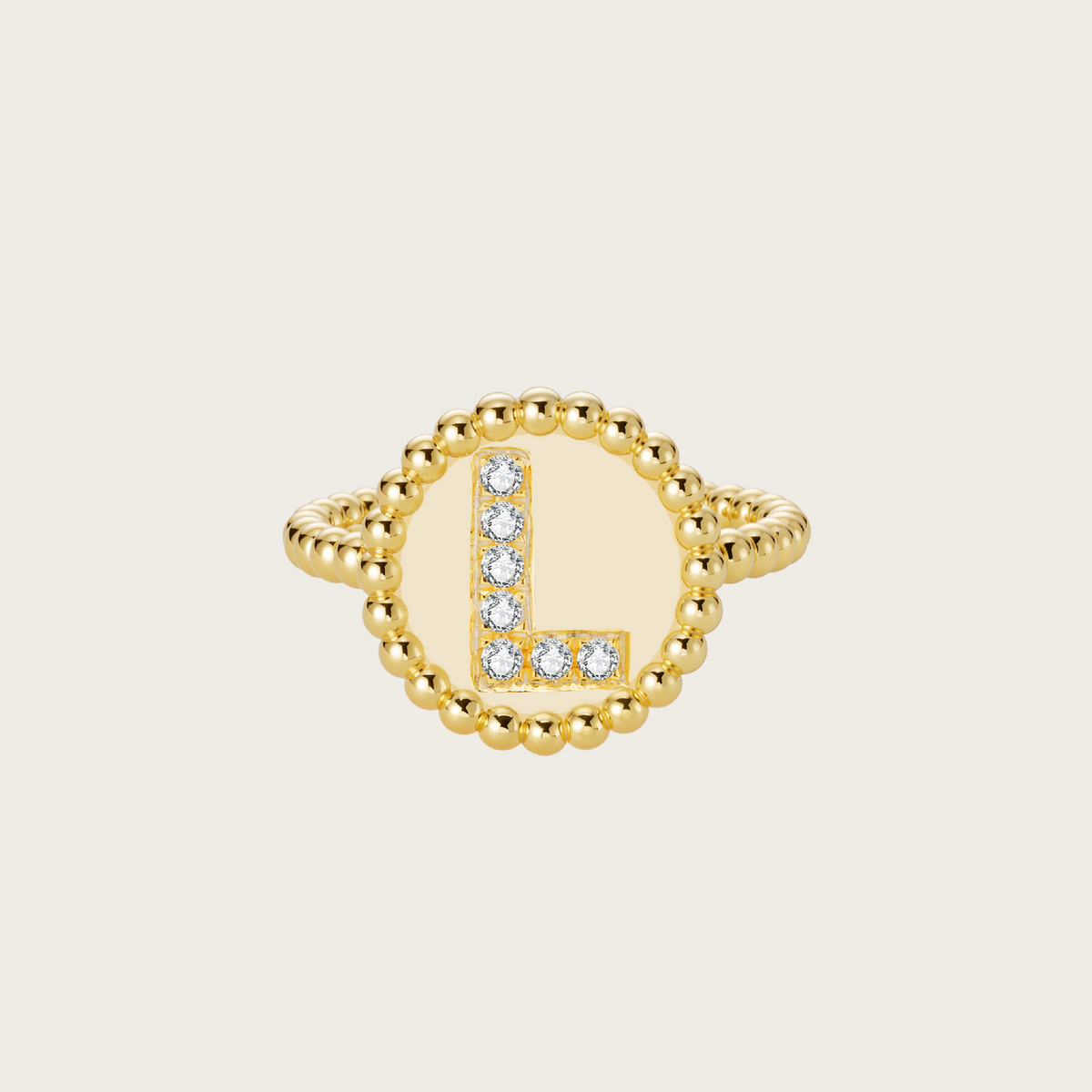 18k Gold Vermeil, L