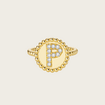 18k Gold Vermeil, P