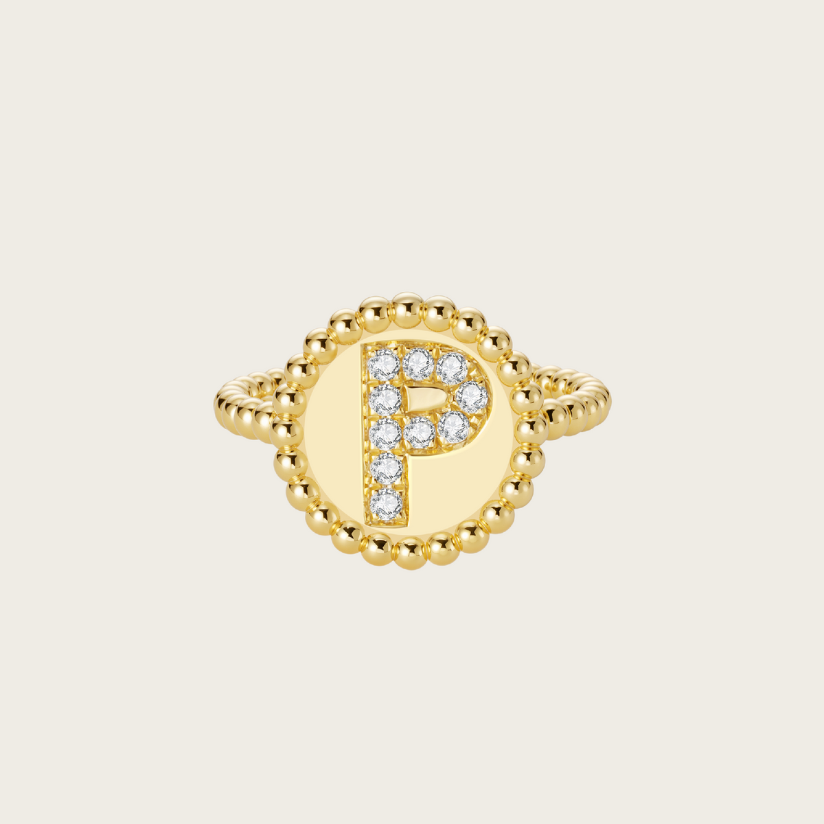 18k Gold Vermeil, P