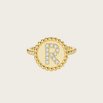 18k Gold Vermeil, R