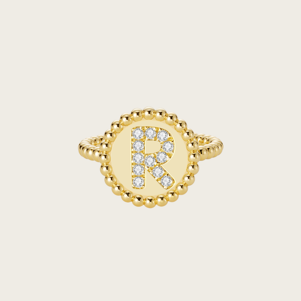18k Gold Vermeil, R