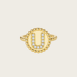 18k Gold Vermeil, U