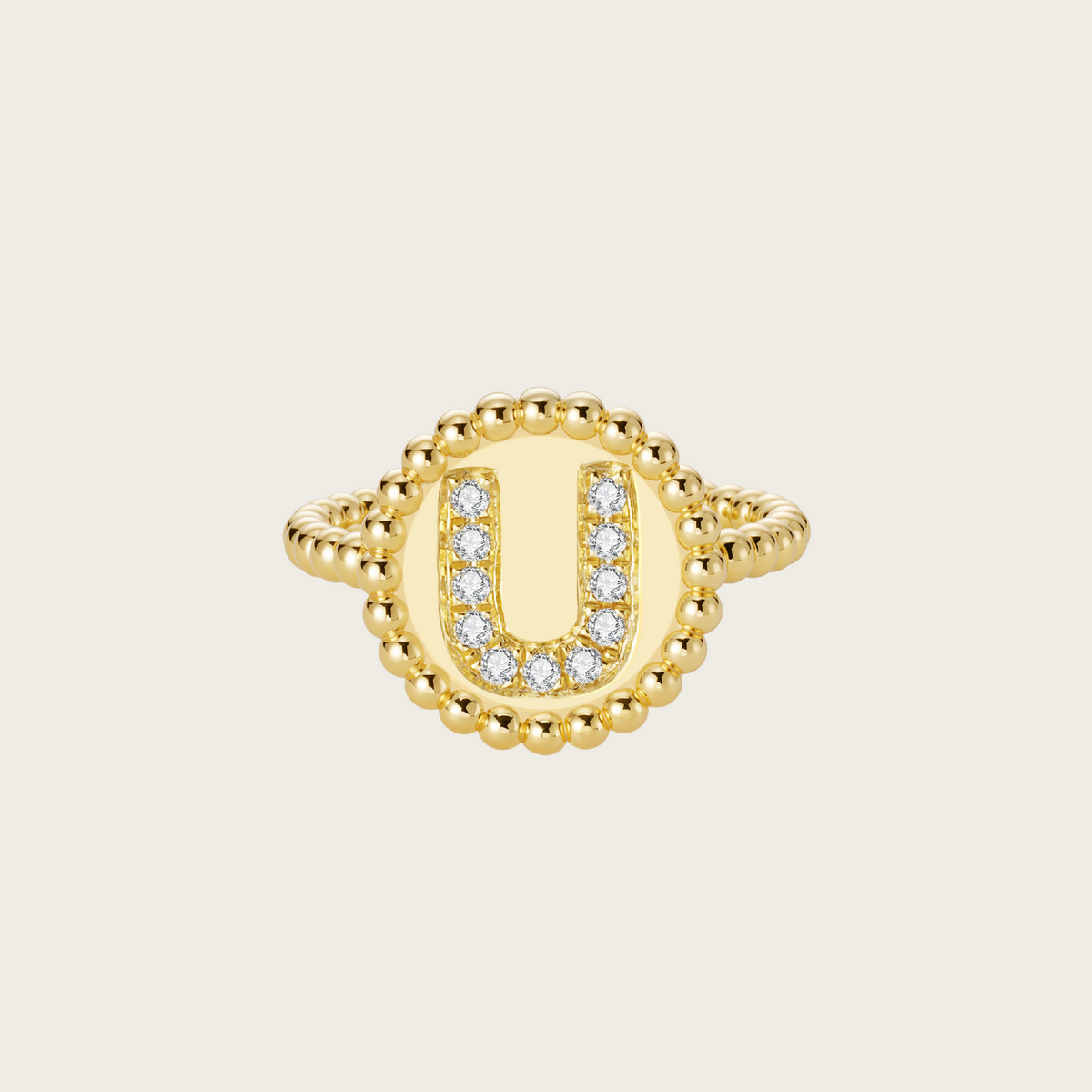 18k Gold Vermeil, U