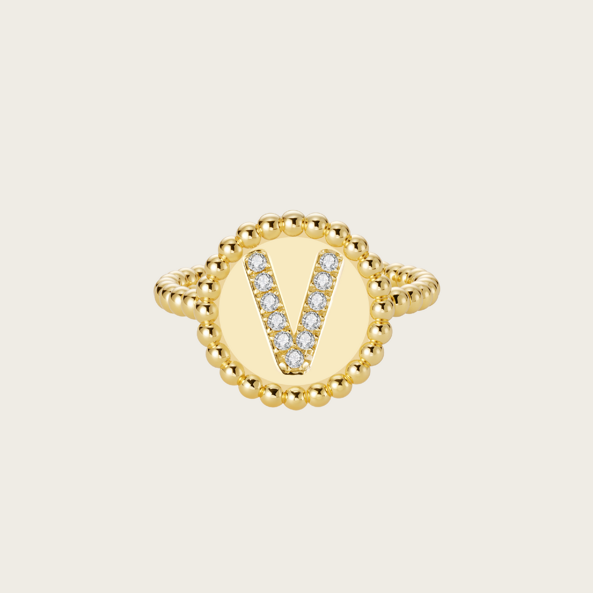18k Gold Vermeil, V