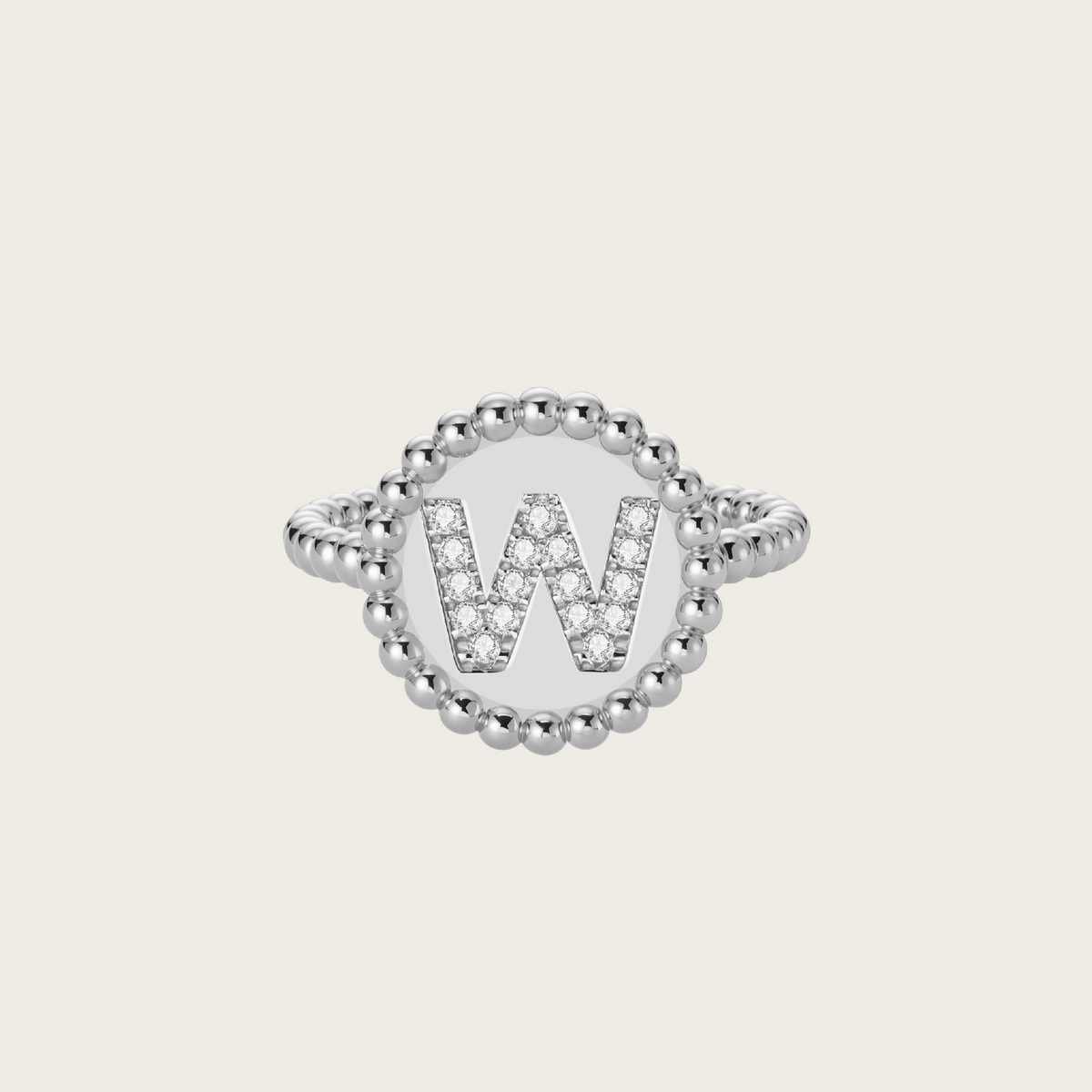 Sterling Silver, W