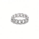 Diamond Pavé Curb Chain Ring