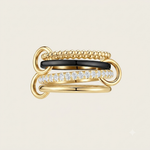 18k Gold Vermeil, Black