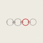 Sterling Silver, Red
