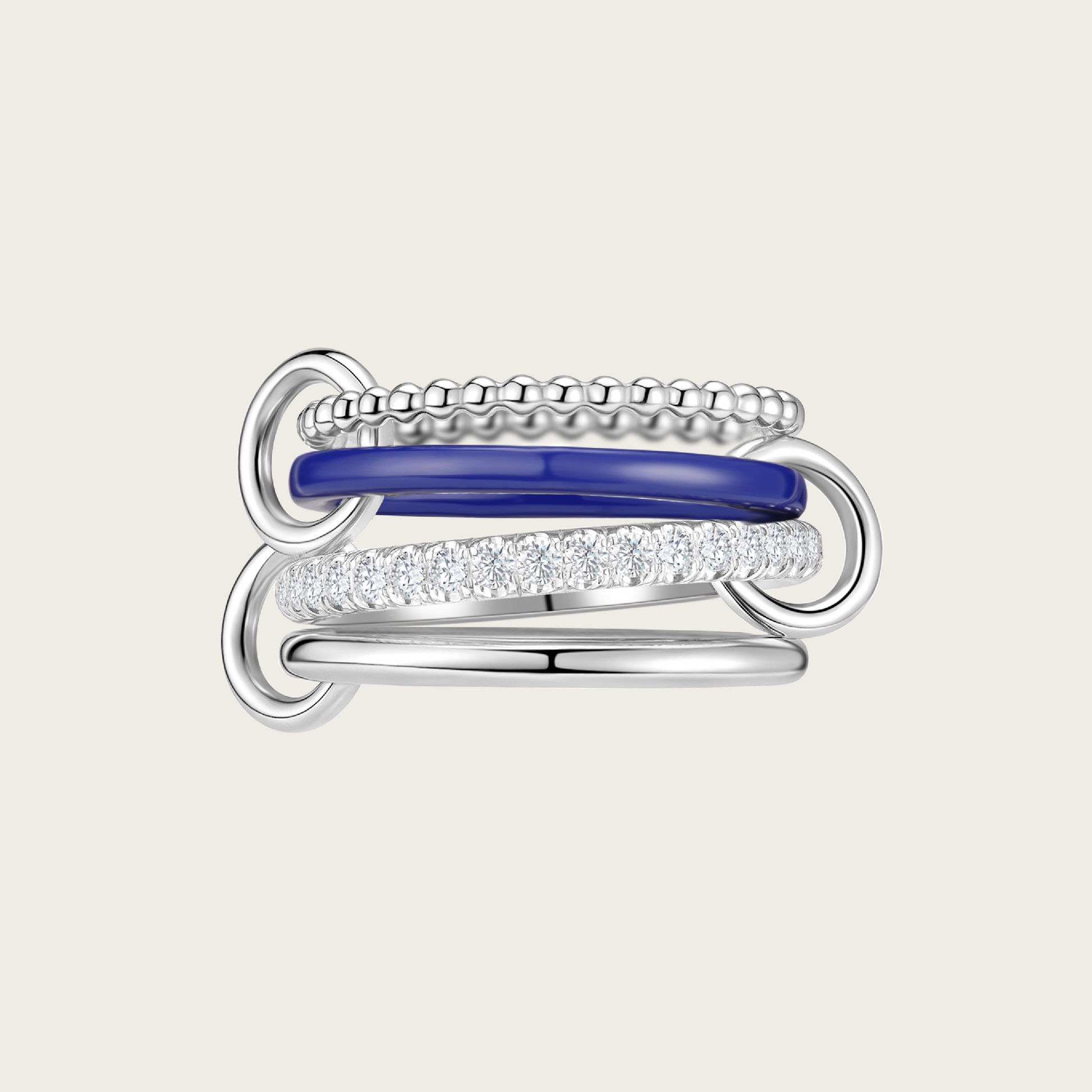Sterling Silver, Blue