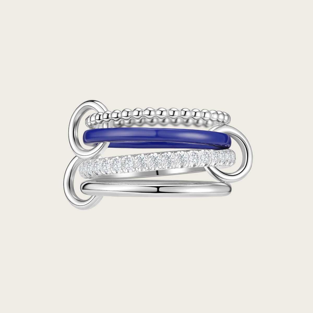 Sterling Silver, Blue