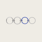 Sterling Silver, Blue
