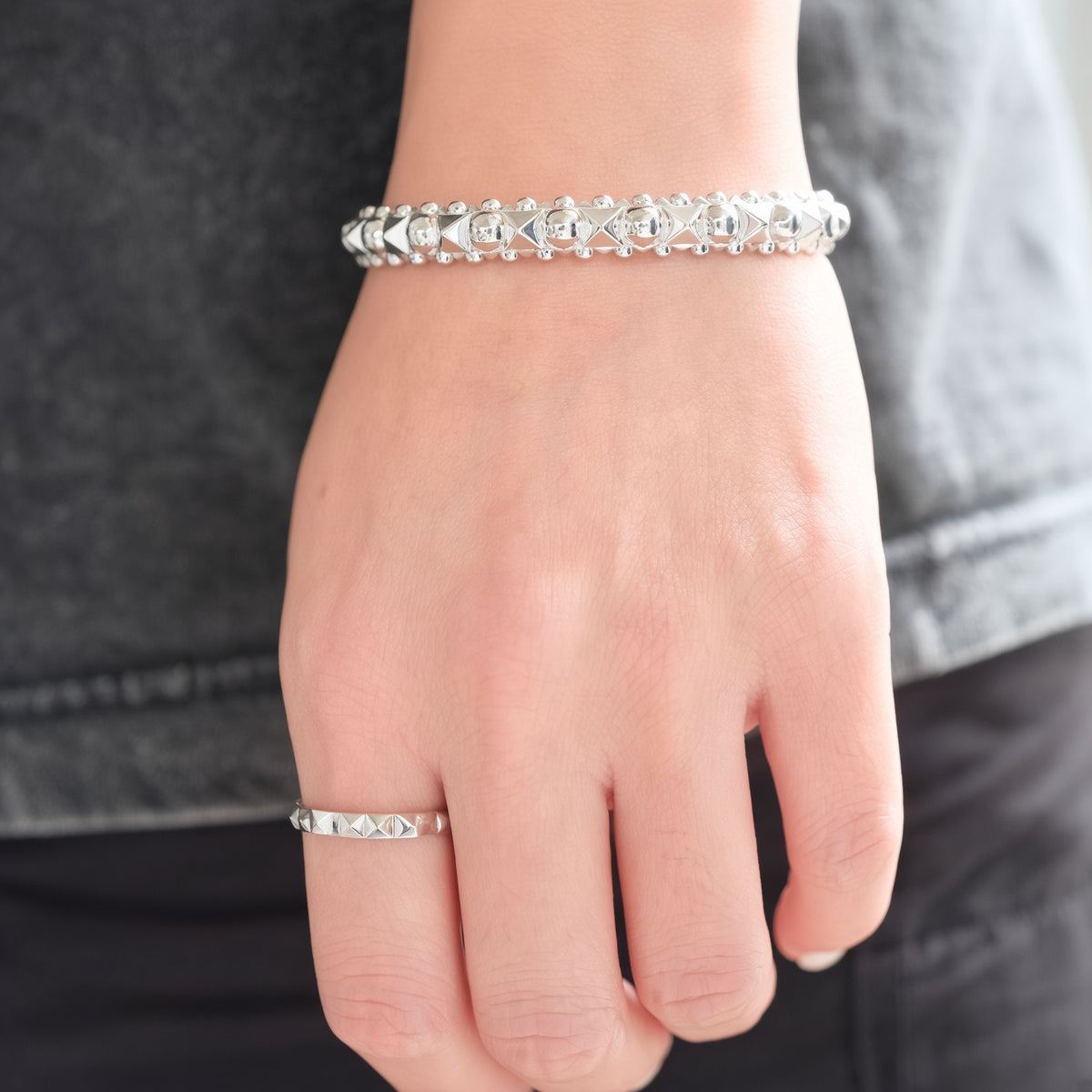 Petite Pyramid Ring