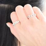 Diamond Slim Pyramid Ring